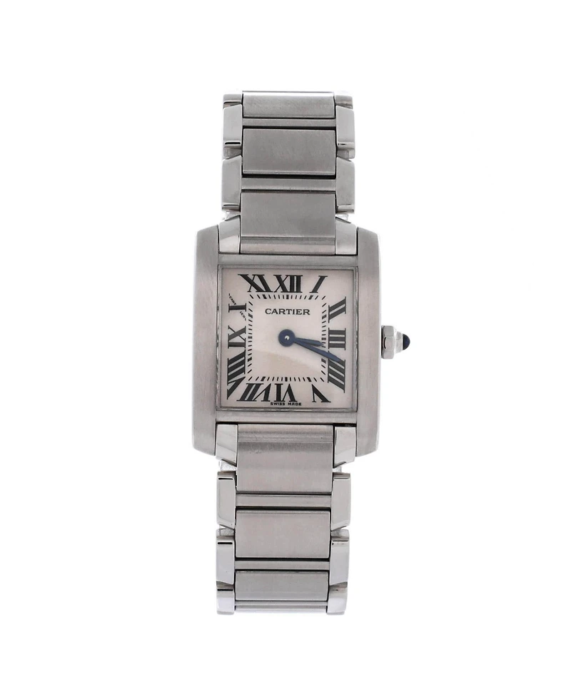 Pre-Owned Cartier Tank Francaise Quartz Watch in Stainless Steel 20mm