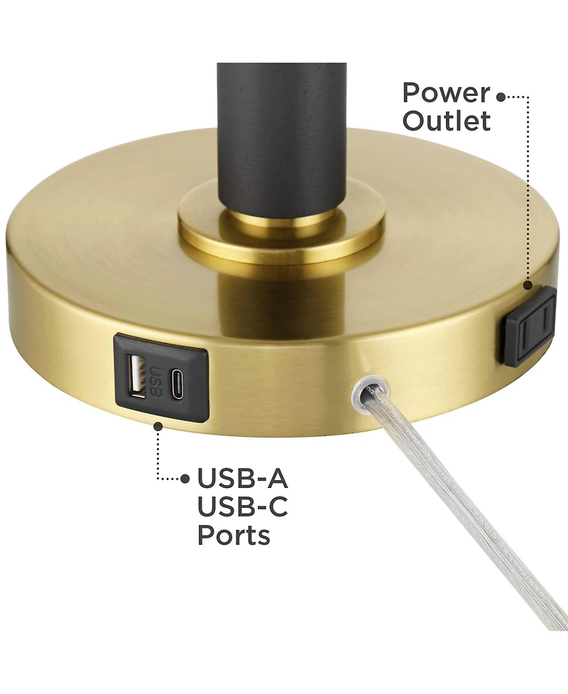 360 Lighting Rawdon 27"H 2-Light Pull-Chain Table Lamp Set with Dimmer