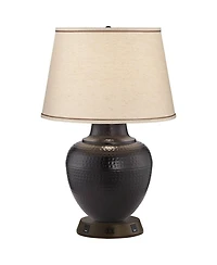 Barnes and Ivy Rustic Farmhouse Table Lamp 27 1/4" Tall with Usb and Ac Power Outlet