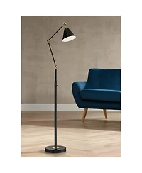 360 Lighting Modern Adjustable Floor Lamp with Usb Charging Port 61" Tall Brass Living Room Reading