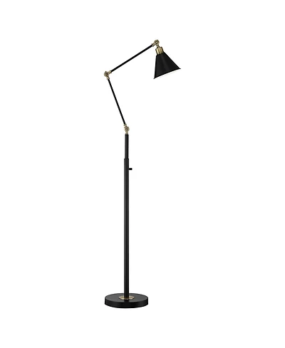 360 Lighting Modern Adjustable Floor Lamp with Usb Charging Port 61" Tall Brass Living Room Reading