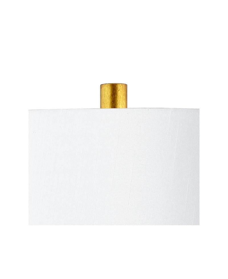 Possini Euro Design Athena 33 1/2" Tall Large Modern End Table Lamp Pull Chain Gold Leaf Finish Metal Living Room Shade