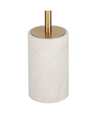 Possini Euro Design Milan Modern 66" Tall Floor Lamp Gold Metal Pleated Empire Fabric Shade for Living Room Bedroom Office