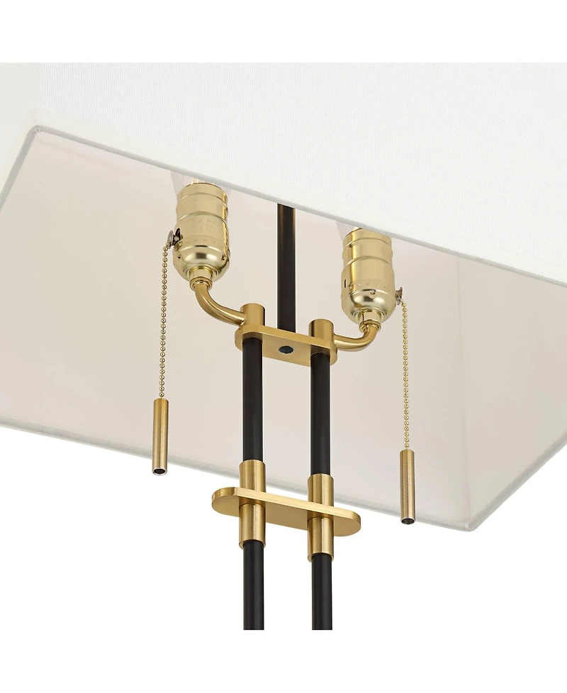 Franklin Iron Works Stefano 30 1/4"H 2-Light Pull Chain Usb Table Lamp Set of 2