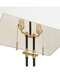 Franklin Iron Works Stefano 30 1/4"H 2-Light Pull Chain Usb Table Lamp Set of 2