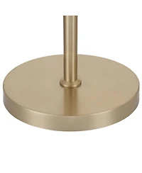 Possini Euro Design Possini Euro Brella 58"H Gold Rattan 2-Light Pull-Chain Floor Lamp