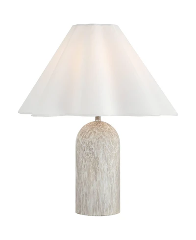 360 Lighting Demi High Marbleized Metal Accent Table Lamp with Dimmer