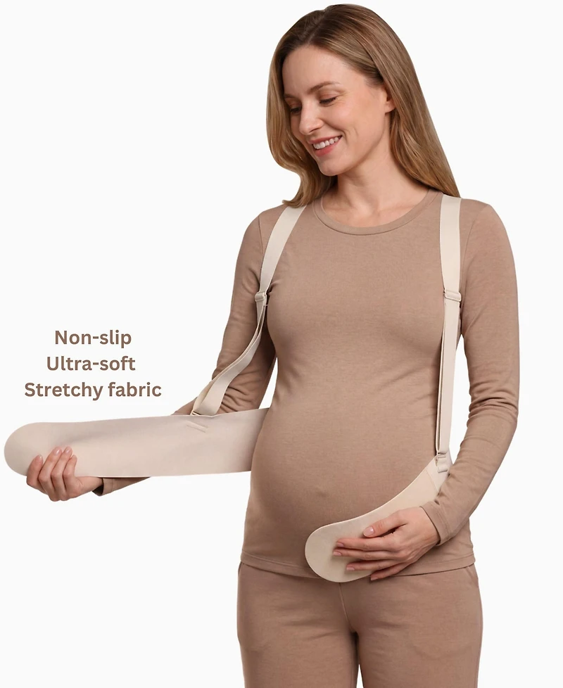 Sunveno Maternity Seamless Support Belt with Back Stay