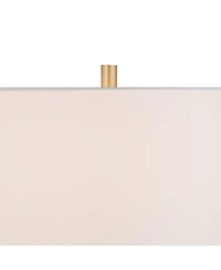 Possini Euro Design Possini Euro Rainier 30 1/2"H Faux Leather Table Lamp with Dimmer