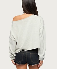 Edikted Women's Usa Off Shoulder Sweater