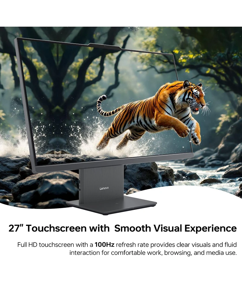 Lenovo IdeaCentre I 27" All-in-One Amd Ryzen 5 64GB Ram Amd Radeon Graphics 4TB Ssd Storage Windows 11 Home 100Hz