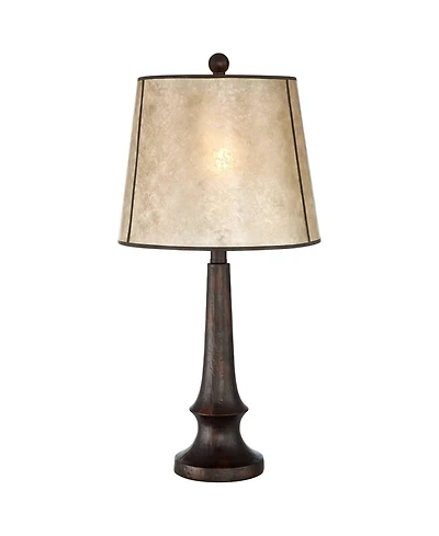 Franklin Iron Works Naomi Industrial Rustic Table Lamp 25"