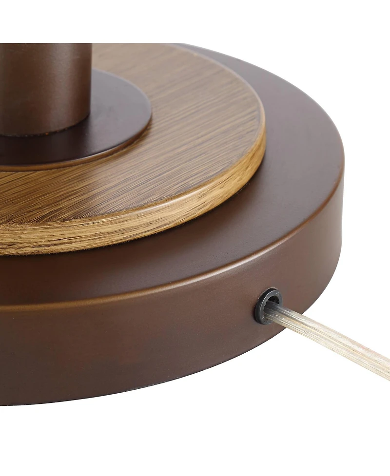 Franklin Iron Works Folia Industrial Rustic 66" Tall Floor Lamp Smart Socket