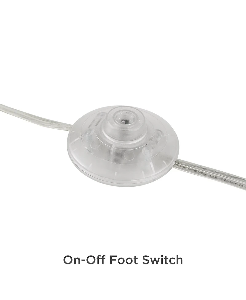 Possini Euro Design Athena Modern 72" Tall Tree Floor Lamp with Smart Socket Brushed Nickel 4-Light Clear Opal Glass for Living Room Home