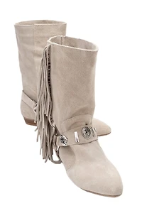 Forever & Always Shoes Women's Selora Leather Buckle Western Boot