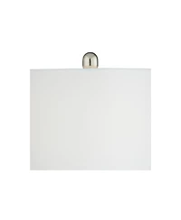 360 Lighting Gerson Modern Table Lamps Set of 2 with Round Risers 25 1/2" High Brushed Nickel Dimmers Led Drum Shade for Bedroom Living Room