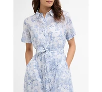 Barbour Women's Wisteria Printed Midi Dress