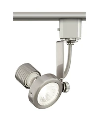 Pro Track Halogen Track Head in Brushed Nickel for Lightolier Systems