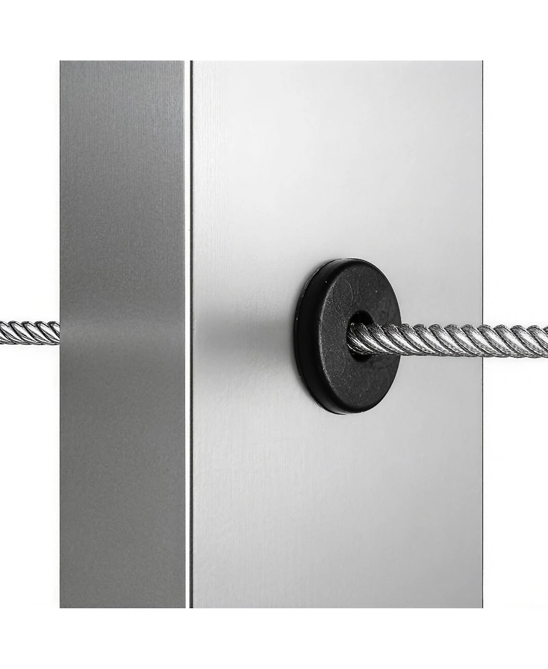 Yescom 60PCS Cable Railing Rubber Grommets Protective Sleeves for 1/8" to 3/16"