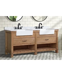 Ari Bath Marina 72" Bathroom Vanity Driftwood