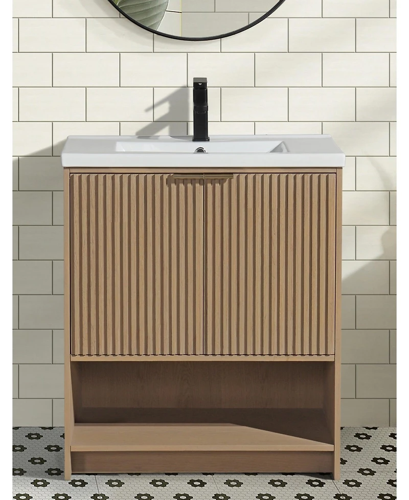 Ari Bath Diego 30" Bathroom Vanity Oak