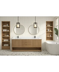 Ari Bath Diego 72" Bathroom Vanity Oak