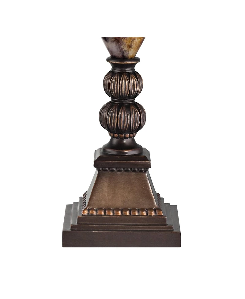 Kathy Ireland Traditional Table Lamps 27" Tall Set of 2 Aged