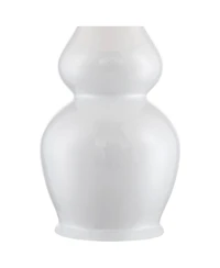 360 Lighting Jane 25" High Mid Century Modern Table Lamps Set of 2 WiFi Smart Socket Ceramic Living Room Bedroom Bedside