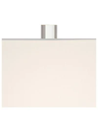 360 Lighting 29" Tall Rectangular Modern End Table Lamp Mirrored Glass Finish Metal Living Room Bedroom