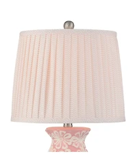360 Lighting Buttercup 25"H Flowers Ceramic Table Lamp with Dimmer