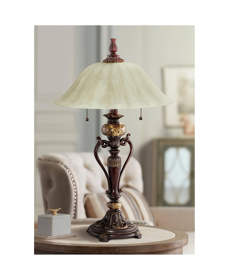 Kathy Ireland Traditional Table Lamps 26" High Set of 2