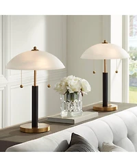 360 Lighting Orbital 19.5" High Small Mid Century Modern Accent Table Lamps Set of 2