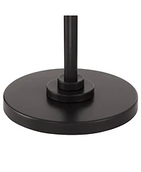 360 Lighting Romero Farmhouse Rustic 61.5" Tall Standing Floor Lamp Pole Swing Arm