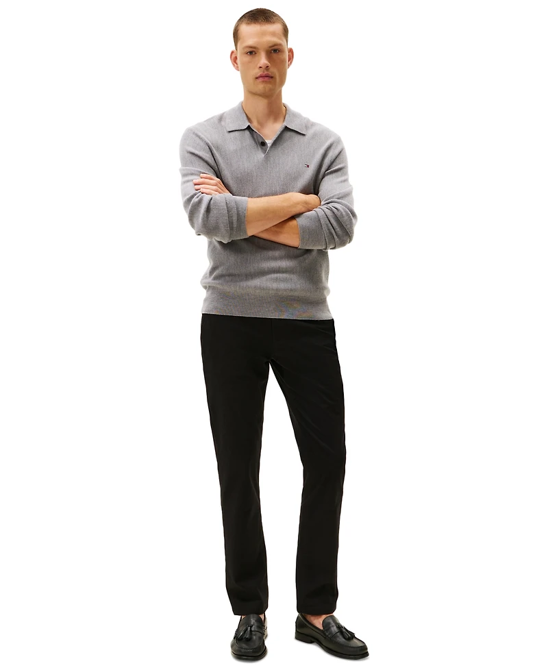 Tommy Hilfiger Men's Denton Essential Straight-Fit Stretch Twill Chino Pants