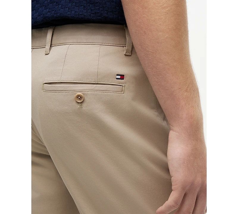 Tommy Hilfiger Men's Denton Essential Straight-Fit Stretch Twill Chino Pants
