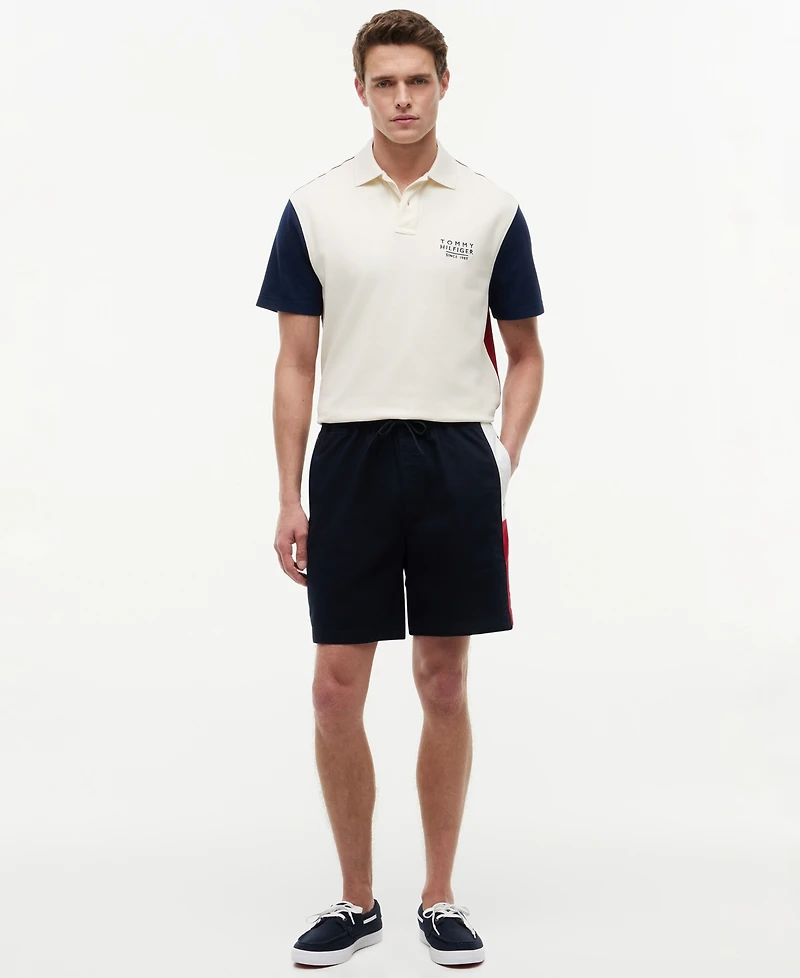 Tommy Hilfiger Men's Dover Poplin Logo Shorts