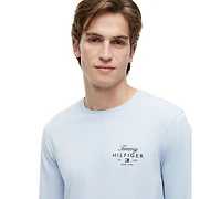 Tommy Hilfiger Men's Script Stack Logo Regular-Fit T-Shirt