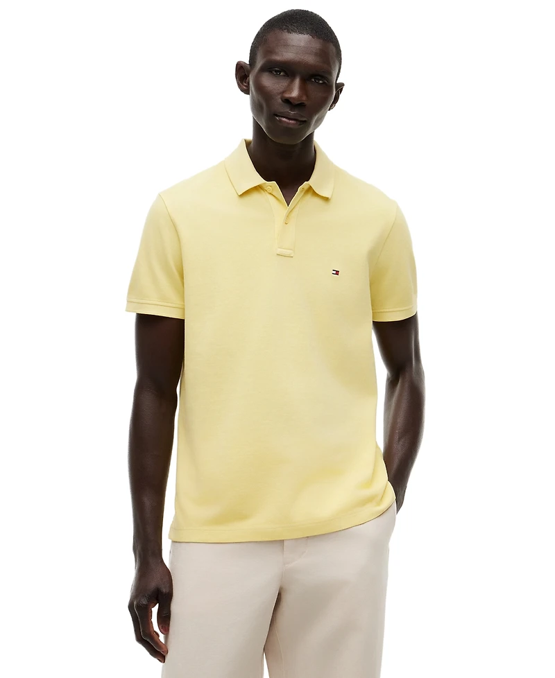 Tommy Hilfiger Men's Short Sleeve Garment-Dyed Polo Shirt