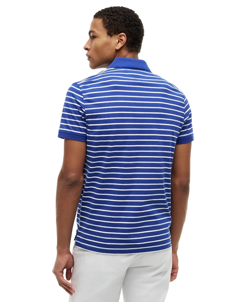 Tommy Hilfiger Men's Interlock Stripe Regular-Fit Polo Shirt