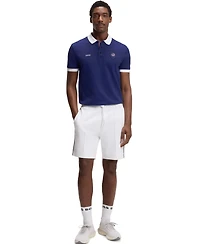 Boss by Hugo Men's Paddy Usa Country Flag Trim Polo Shirt