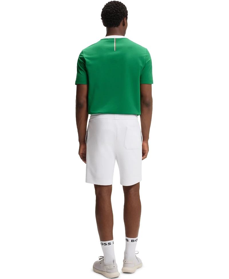 Boss by Hugo Men's Stretch-Cotton Mexico Country Flag Logo T-Shirt