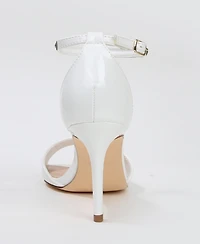 Berness Women's Hunter Stiletto Sandals with Gold-Tone Metal Accent