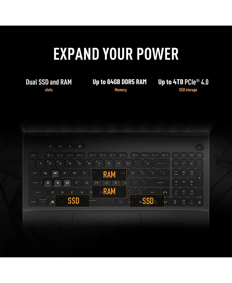 Asus Tuf A16 16" Traditional Laptop Amd Ryzen 7 64GB Ram Nvidia GeForce Rtx 5060 1TB Ssd Storage Windows 11 Home 165Hz - Grey