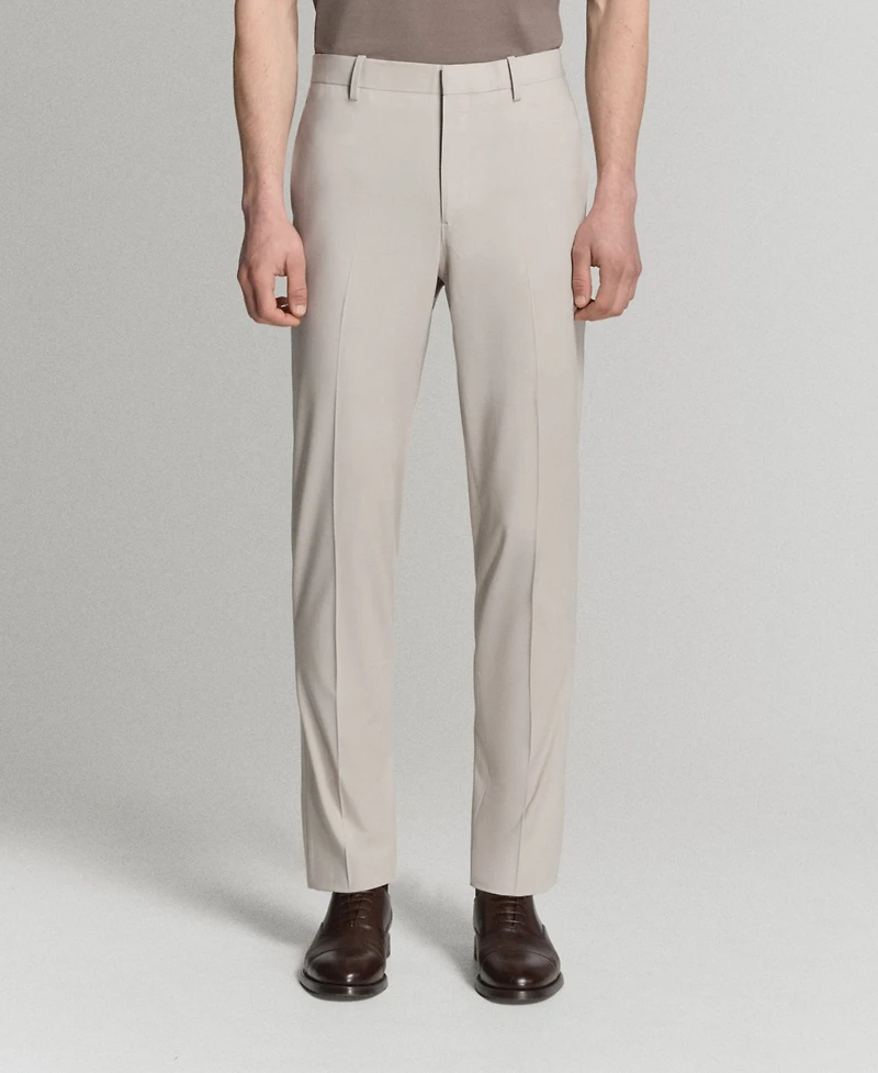 Mango Men's Stretch Fabric Super Slim-Fit Suit Pants