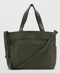 Mango Men's Pockets Cotton Tote Bag