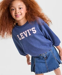 Levi's Girls' 7-16 Pleated Belted Skort