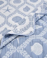 Greenland Home Fashions Laguna Reversible 2-Pc. Coverlet Set, Twin/Twin Xl