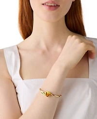 kate spade new york Gold Plated Bloom Bangle Bracelet