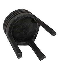 Storied Home 14" Paulownia Wood Carved Stool