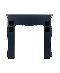 Storied Home Small Victorian 37" Wood Decorative Fireplace Mantel